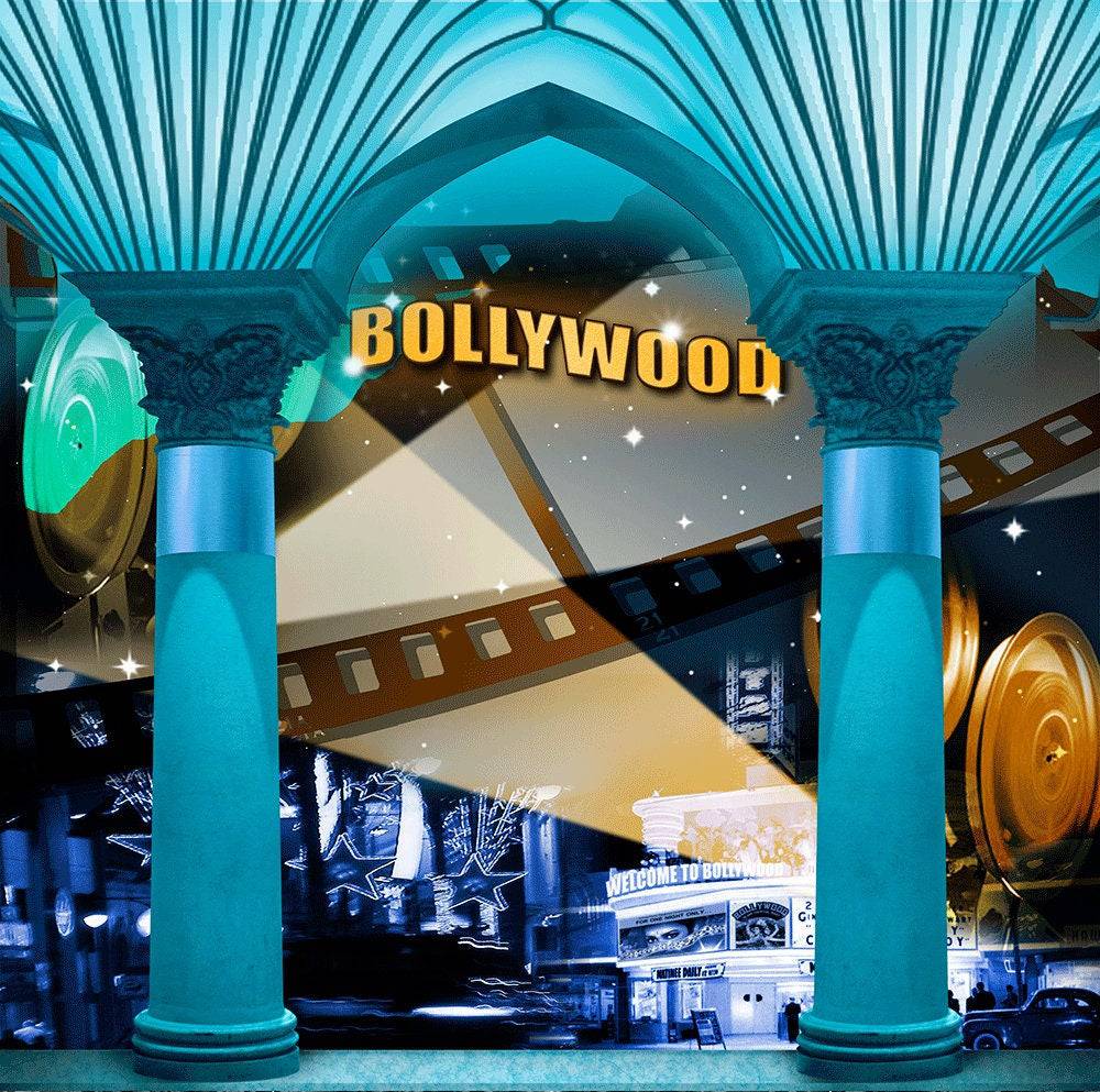 Bollywood Party Photo Backdrop - Basic 10  x 8  