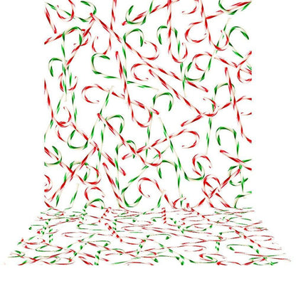 Peppermint Candy Cane Photo Backdrop - Basic 8  x 16  