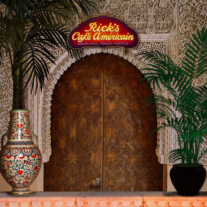 Casablanca Rick's Cafe Backdrop, Moroccan Decor Alba Backgrounds