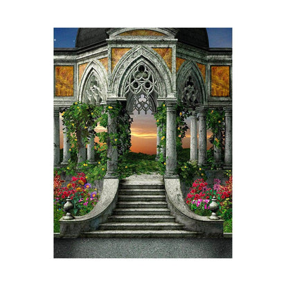 Glorious Gazebo Fairytale Photo Backdrop - Basic 5.5  x 6.5  