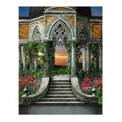 Glorious Gazebo Fairytale Photo Backdrop - Basic 6  x 8  