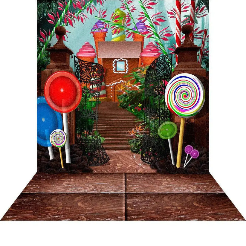 Candy Factory Photography Backdrop Background - Alba Backgrounds