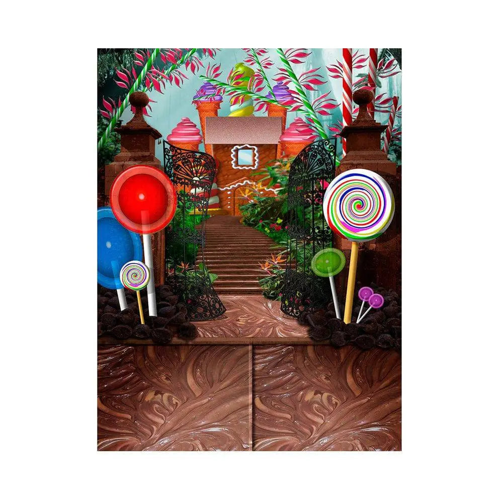 Candy Factory Photography Backdrop Background - Alba Backgrounds