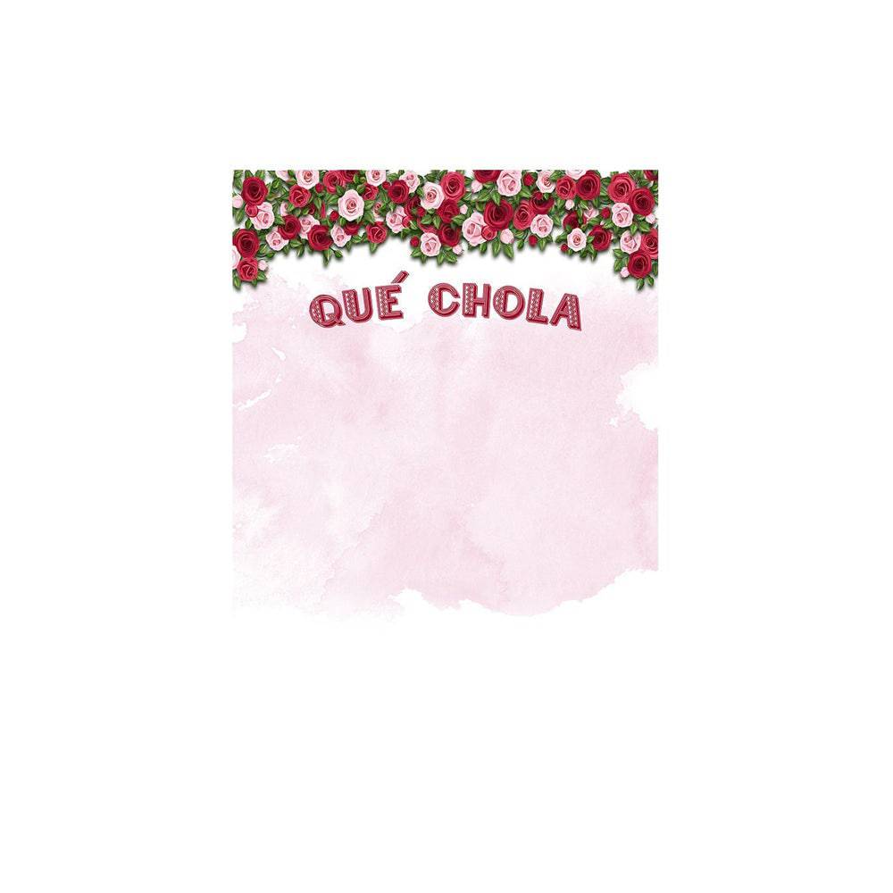 Rosas Que Chola Photo Backdrop - Basic 4.4  x 5  