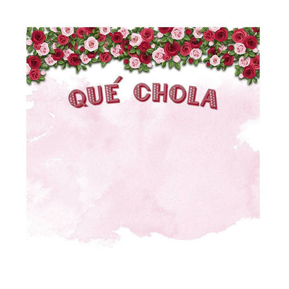 Rosas Que Chola Photo Backdrop - Pro 8  x 8  