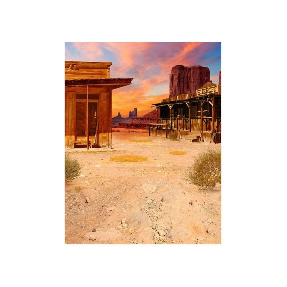 Old West Cowboy Photography Backdrop - Basic 4.4  x 5  