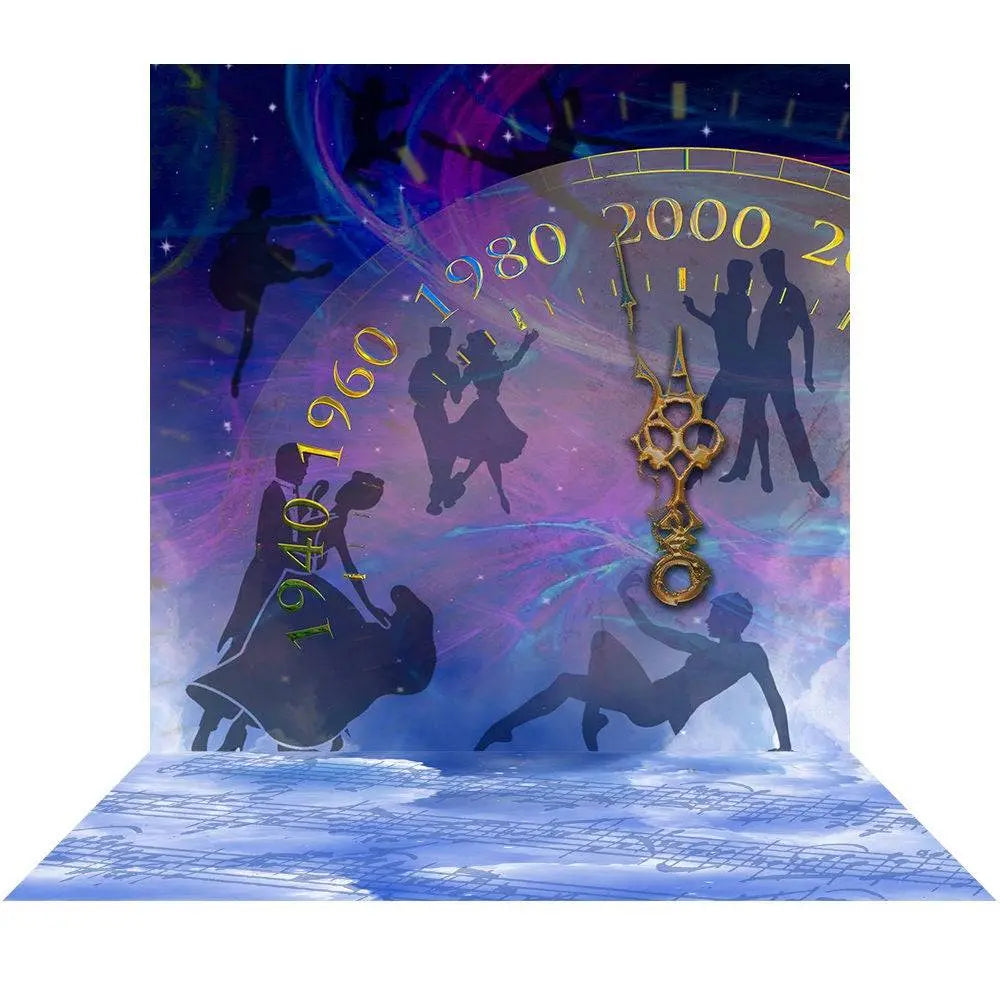 A Dance Through Time Photography Backdrop - Basic 8  x 16  