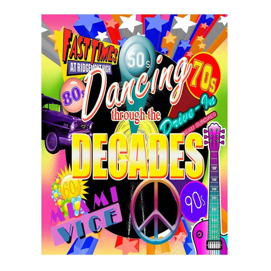 Dancing Through The Decades Photography Backdrop - Basic 6  x 8  