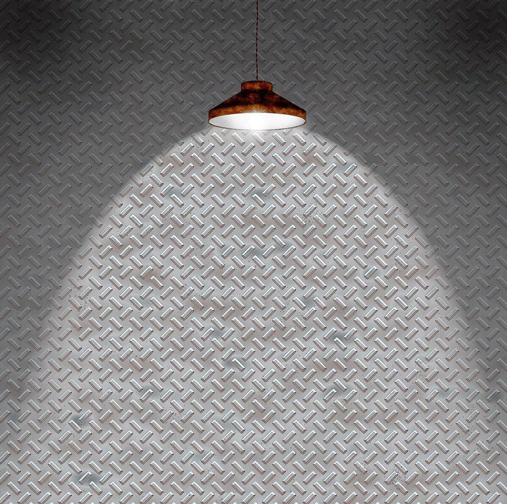 Diamond Plate Steel Photo Backdrop - Basic 10  x 8  