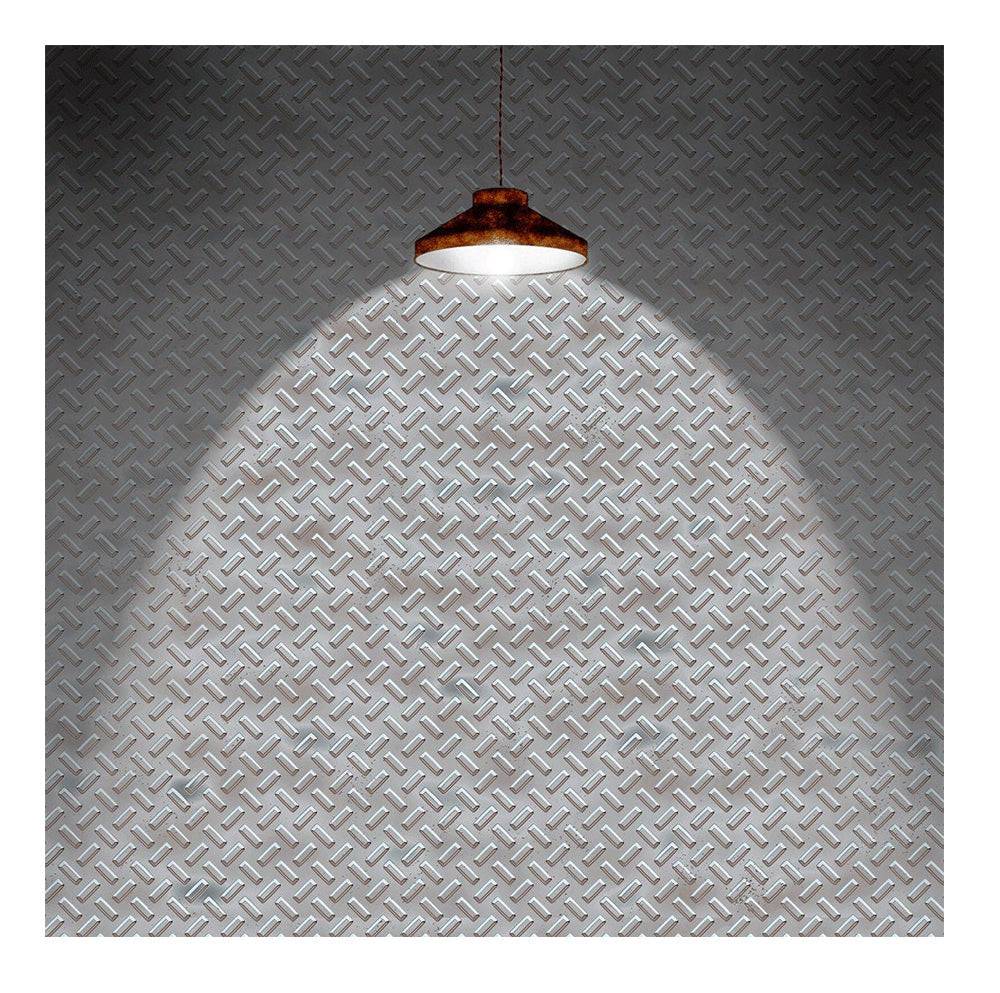 Diamond Plate Steel Photo Backdrop - Basic 8  x 8  