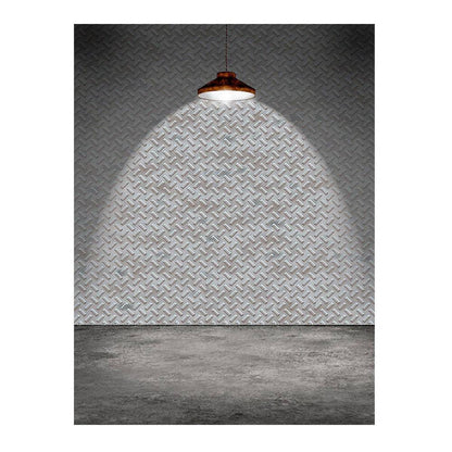 Diamond Plate Steel Photo Backdrop - Pro 6  x 8  