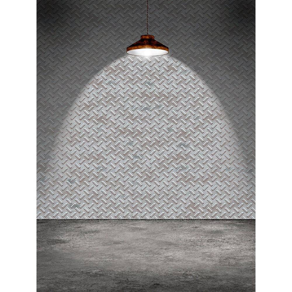 Diamond Plate Steel Photo Backdrop - Pro 8  x 10  