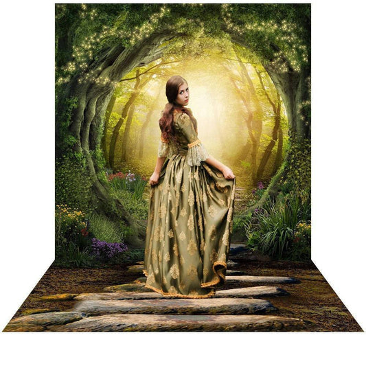 Enchanted Forest Pathway Photo Backdrop