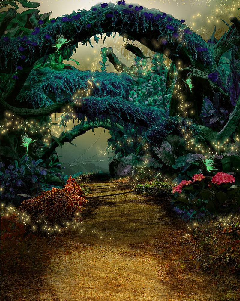 Enchanted Woods Fairy Trail Photography Background