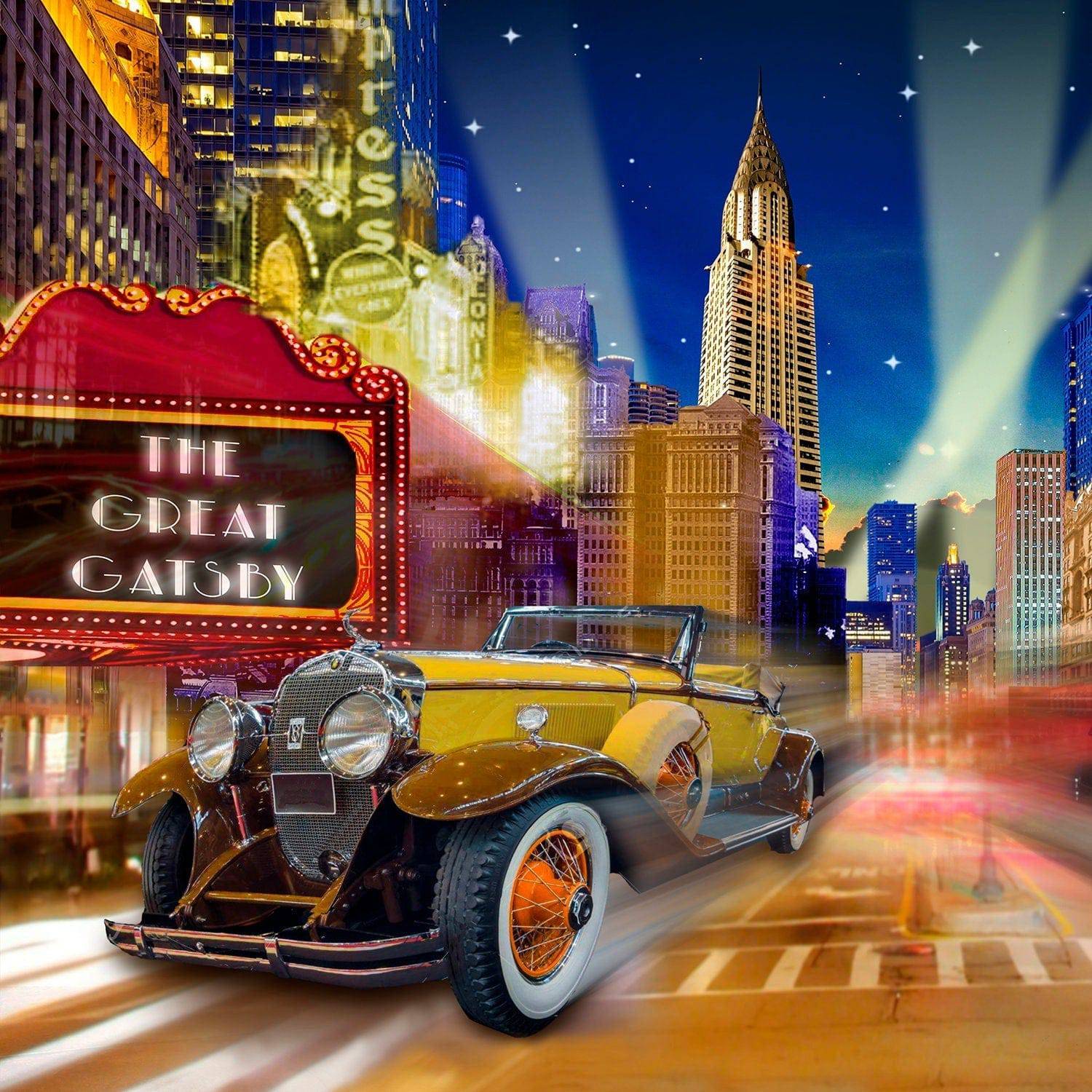 Roaring 20's City Street Photo Background - Basic 10  x 8  