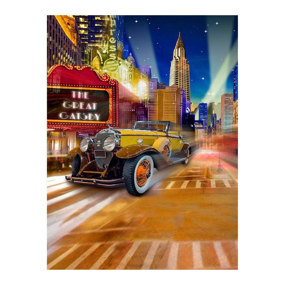 Roaring 20's City Street Photo Background - Basic 6  x 8  