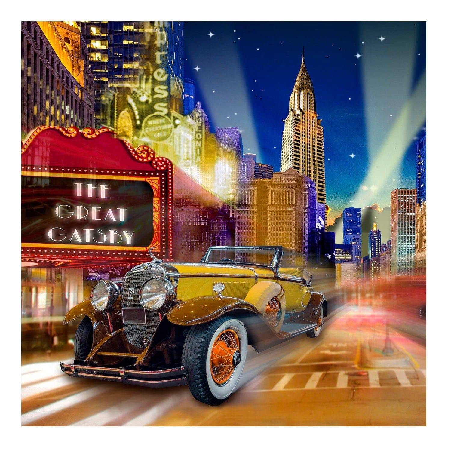 Roaring 20's City Street Photo Background - Basic 8  x 8  