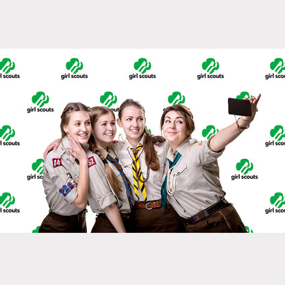 Girl Scouts of the USA Step & Repeat Fabric Banner