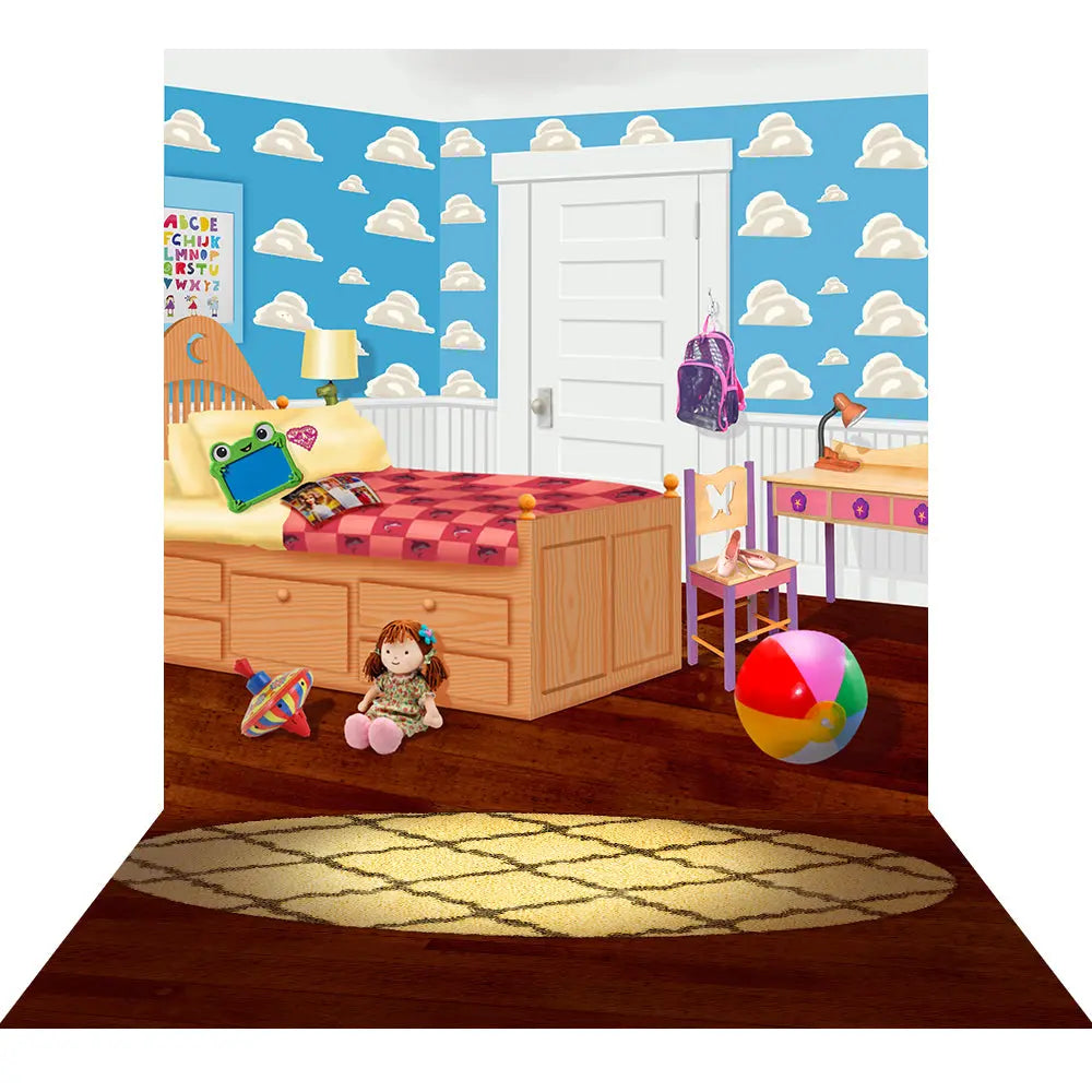 Toy Story Girls Bedroom Backdrop Alba Backgrounds