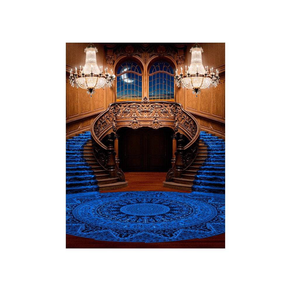 Grand Double Staircase Photography Background - Basic 4.4  x 5  