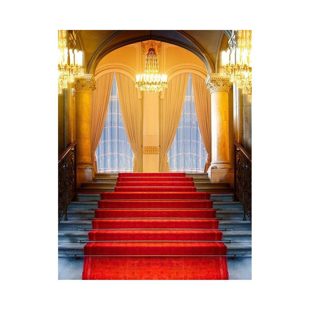 Grand Staircase Interior Photo Backdrop - Basic 5.5  x 6.5  