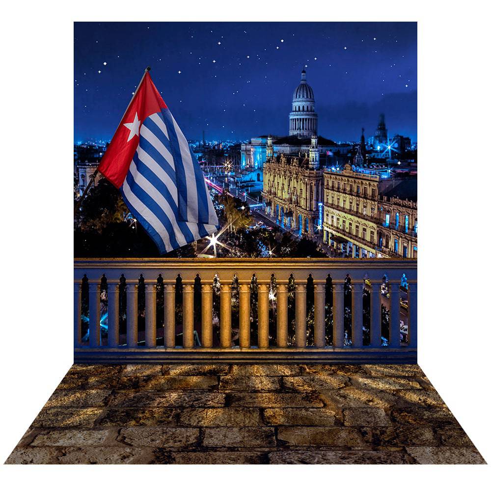 Havana City Photography Backdrop - Pro 10  x 20  