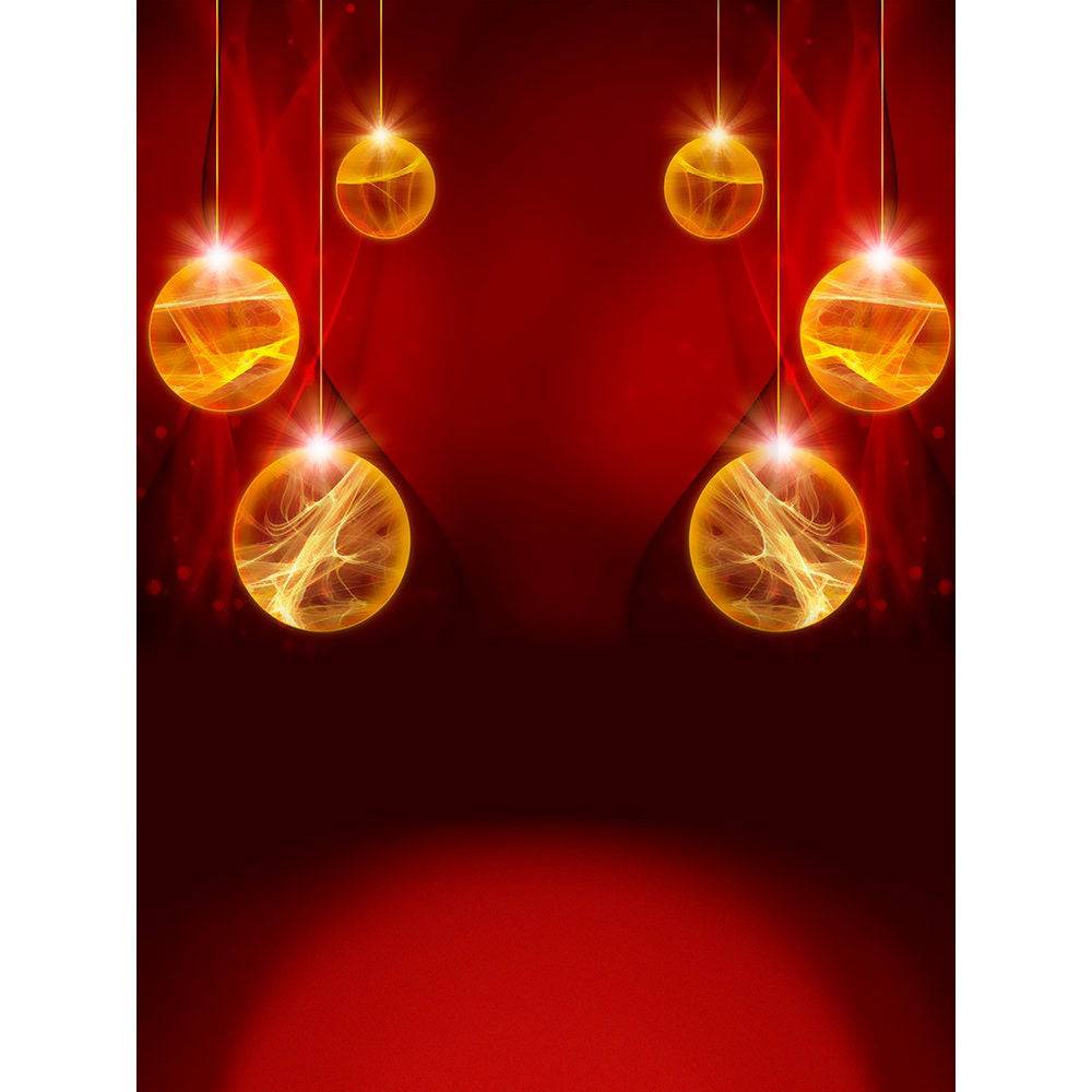 Holiday Orbs Photo Backdrop - Pro 8  x 10  