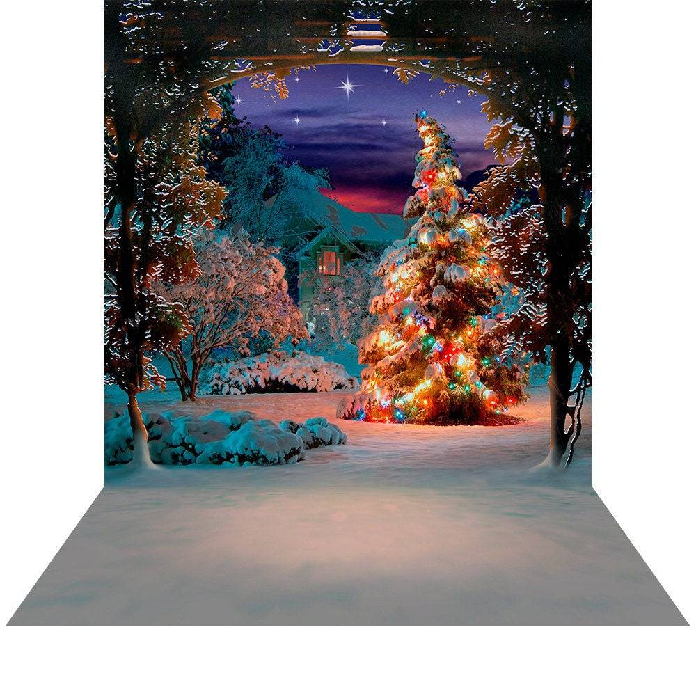 Silent Night Photography Backdrop Background 