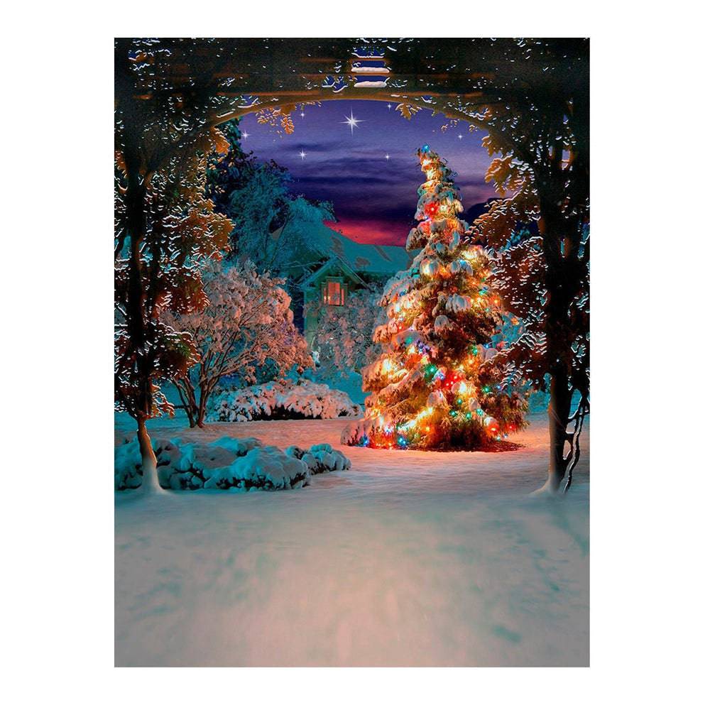 Silent Night Photography Backdrop - Basic 6  x 8  