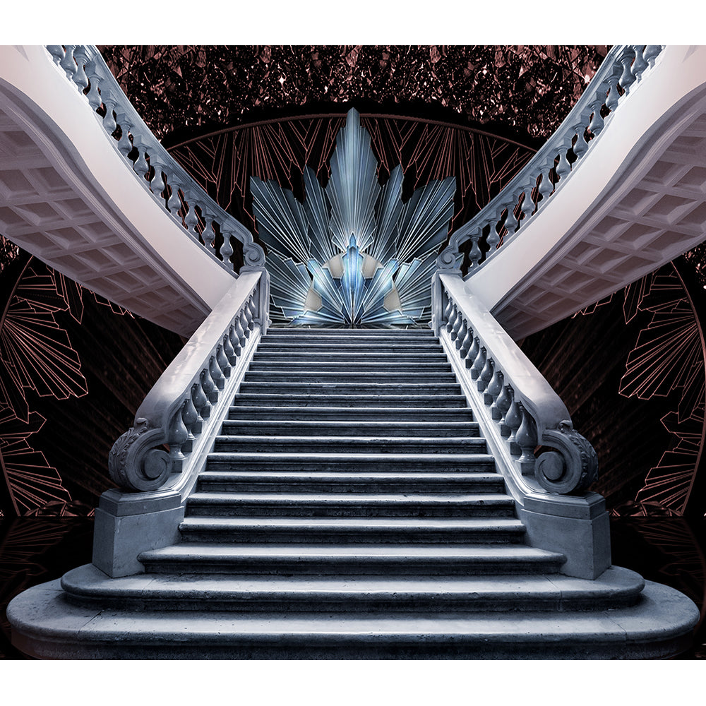 Hollywood stage staircase backdrop for photographers