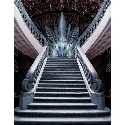 Hollywood stage staircase backdrop for photographers