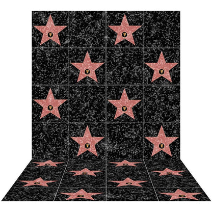 Hollywood Walk of Fame Photography Background - Basic 8  x 16  