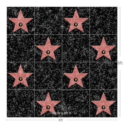 Hollywood Walk of Fame Photography Background - Pro 8  x 8  