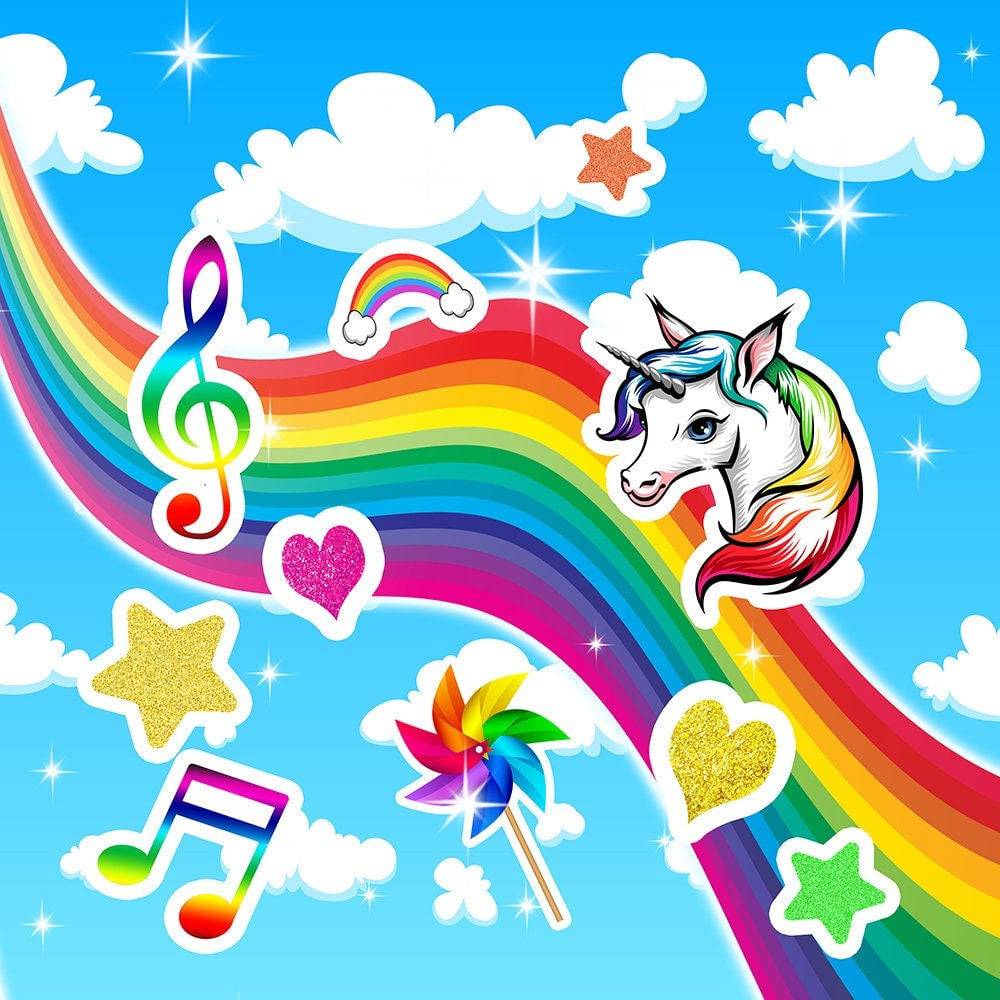 Children's Fun Photo Backdrop - Basic 10  x 8  