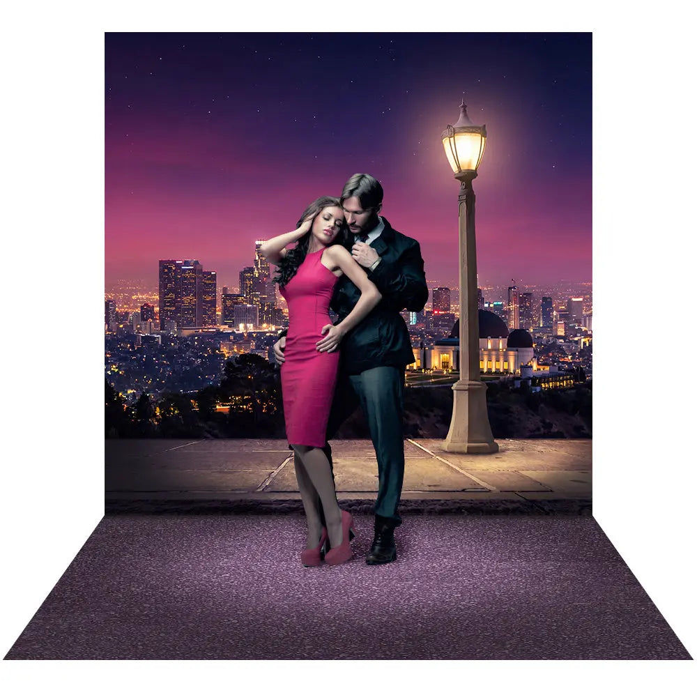 La La Land Backdrop, Movie Photo Banner, Los Angeles Themed Fabric Decor Alba Backgrounds