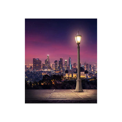 La La Land Backdrop, Movie Photo Banner, Los Angeles Themed Fabric Decor Alba Backgrounds