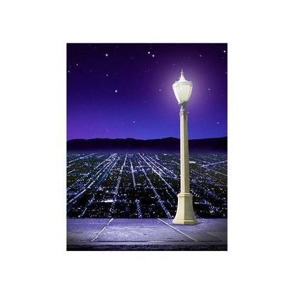 City At Night Photography Backdrop - Basic 4.4  x 5  