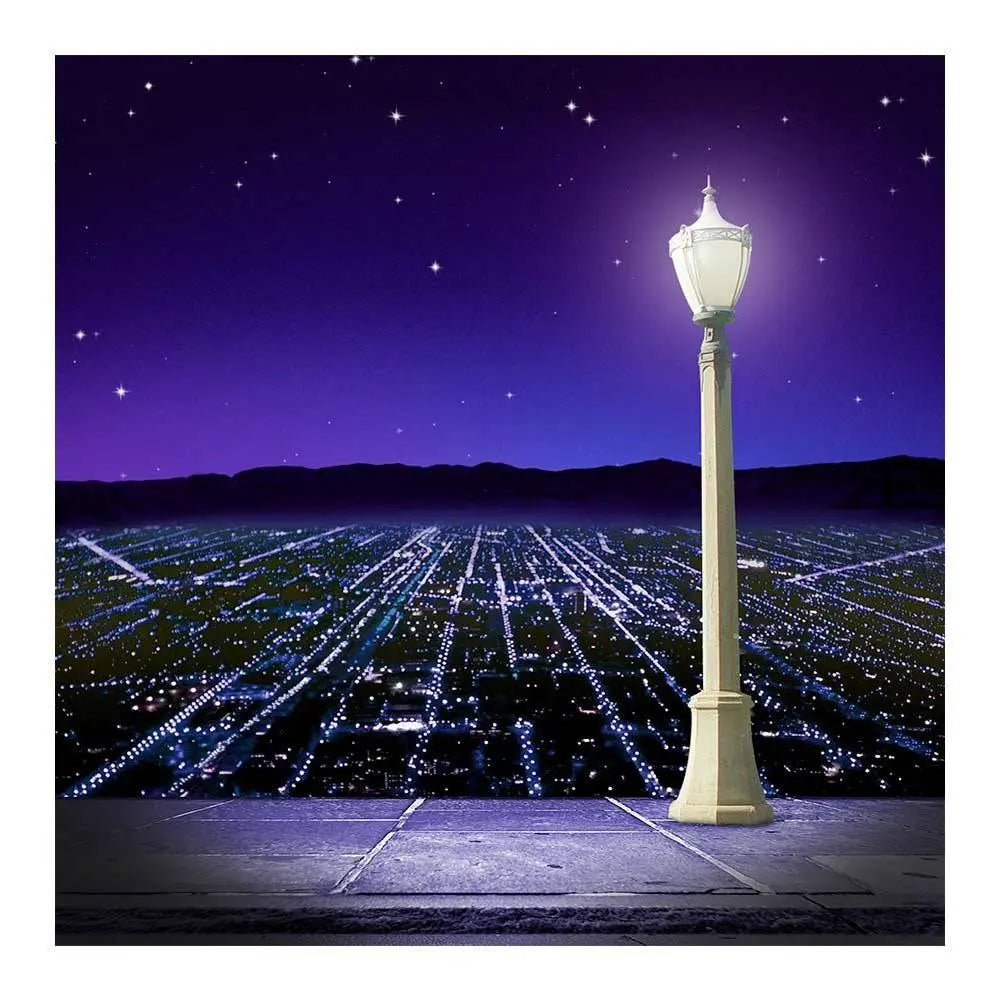 City At Night Photography Backdrop - Basic 8  x 8  