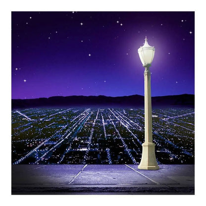 City At Night Photography Backdrop - Basic 8  x 8  