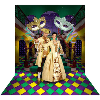 Mardi Gras Party Decorations Photo Backdrop