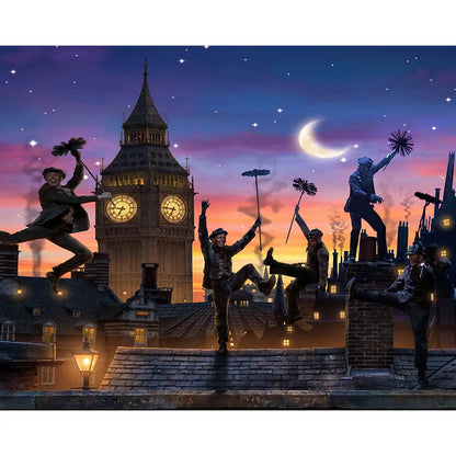 Mary Poppins Photo Backdrop Alba Backgrounds