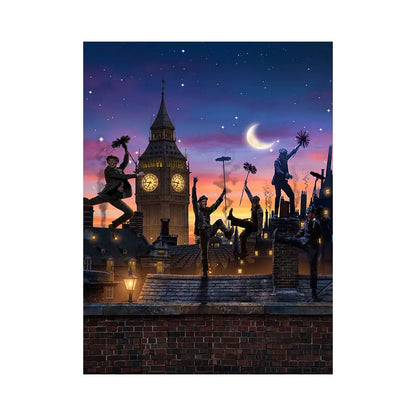 Mary Poppins Photo Backdrop Alba Backgrounds