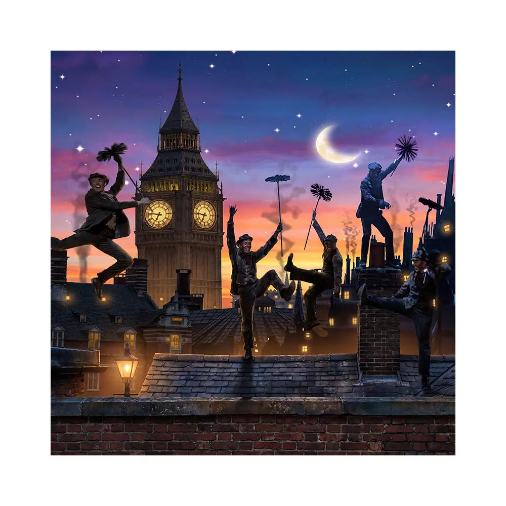 Mary Poppins Photo Backdrop Alba Backgrounds