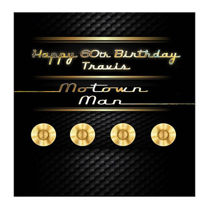 Motown Birthday Photo Backdrop - Pro 8  x 8  