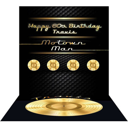 Motown Birthday Photo Backdrop - Pro 9  x 16  