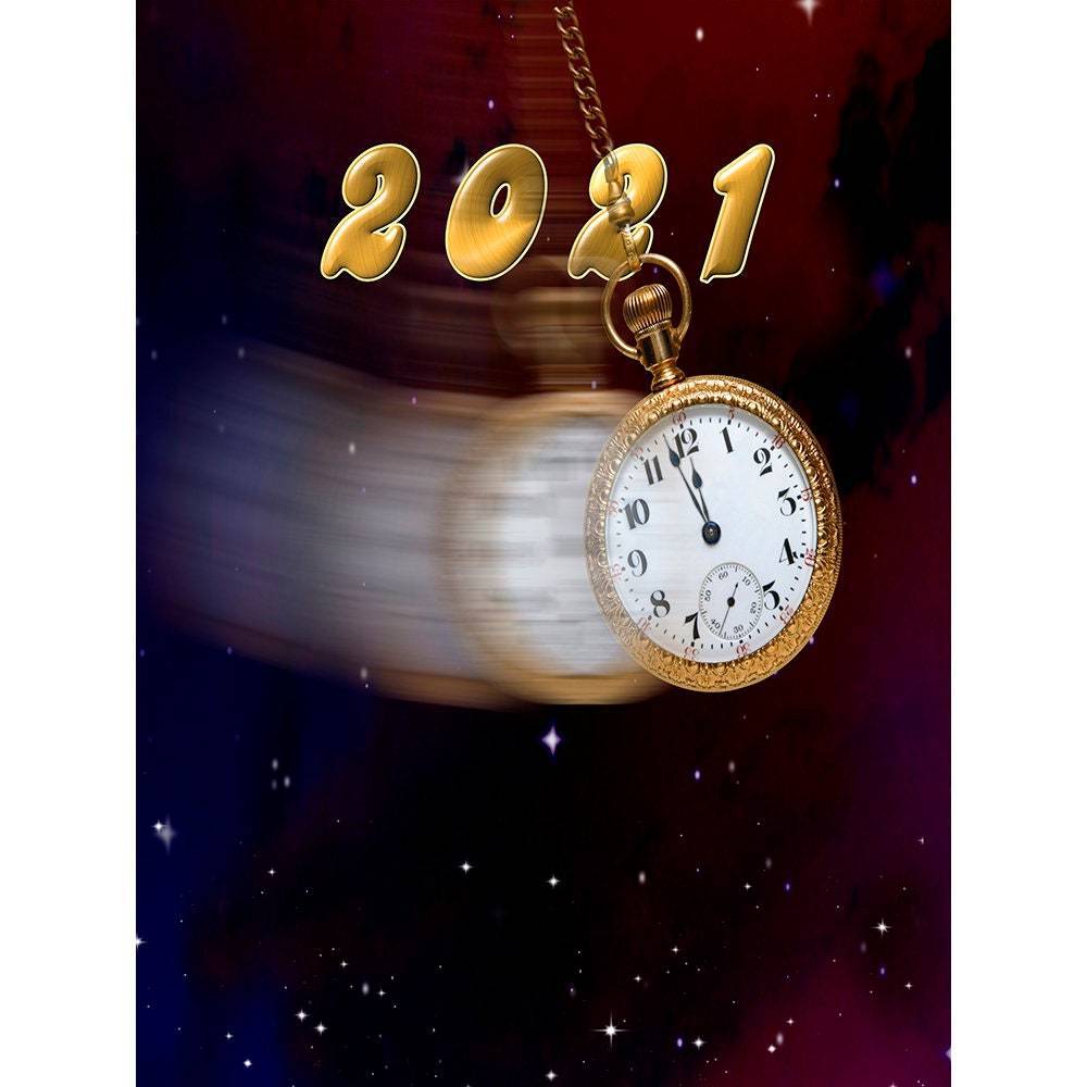 New Year's Eve Count Down Photo Backdrop - Basic 8  x 10  