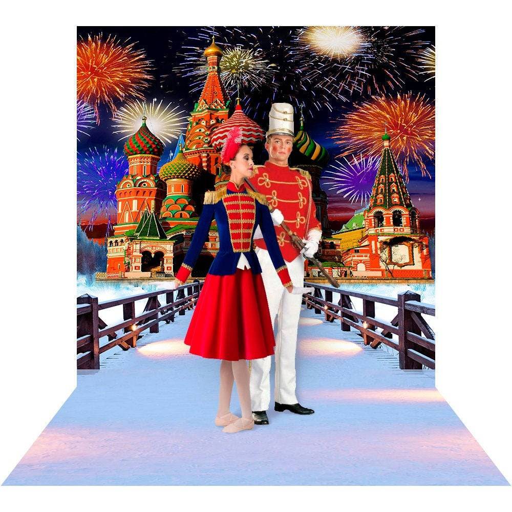 Nutcracker Castle Photography Backdrop