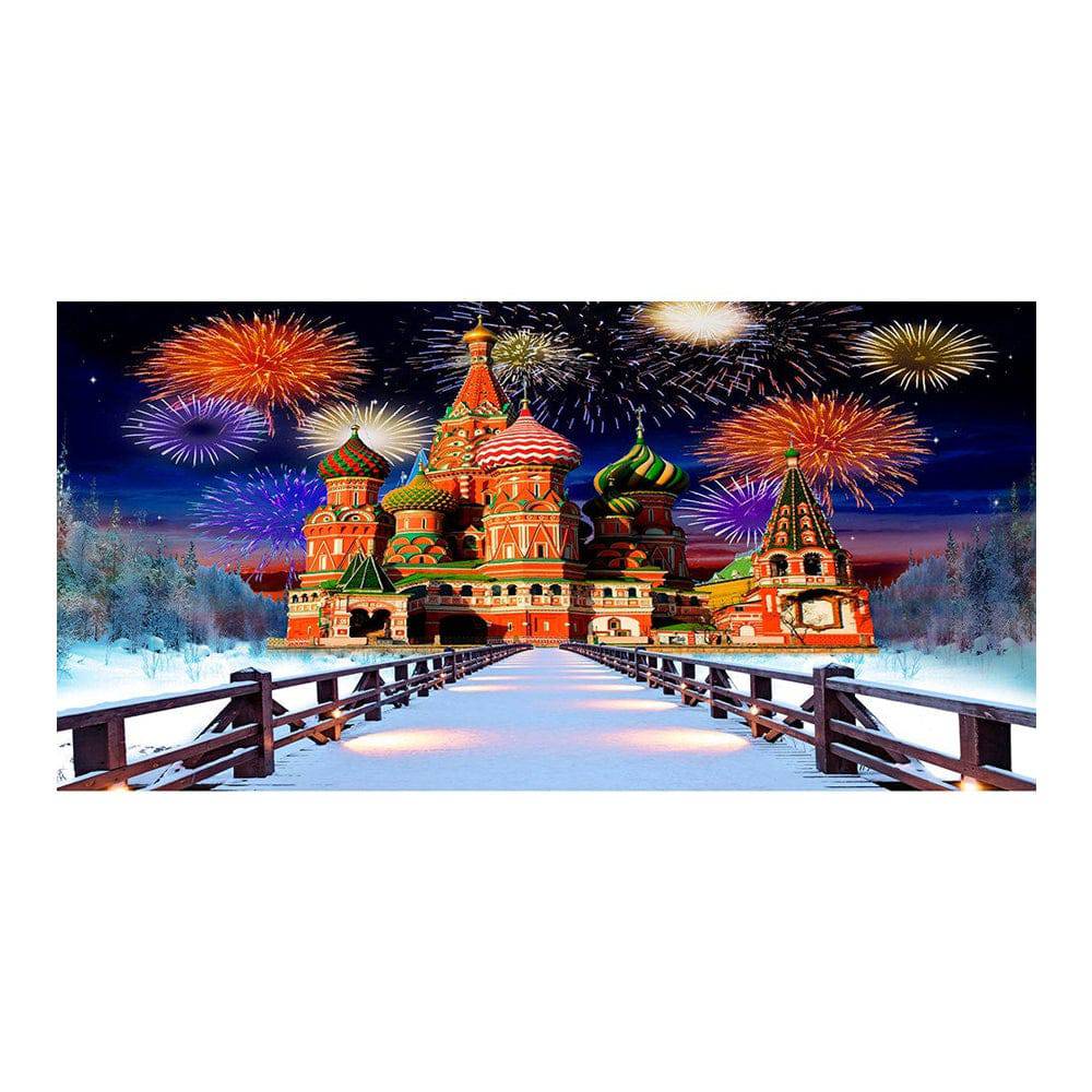 Nutcracker Castle Photography Backdrop - Basic 16  x 8  