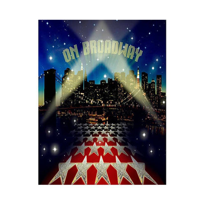 On Broadway NYC Party Photo Backdrop - Basic 5.5  x 6.5  