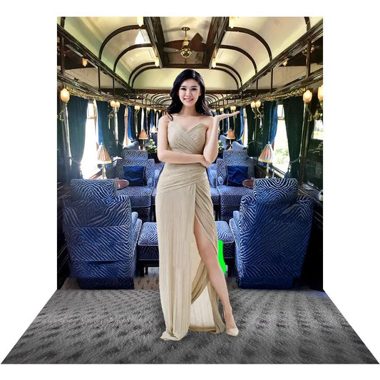 Orient Express Interior Photo Backdrop Alba Backgrounds